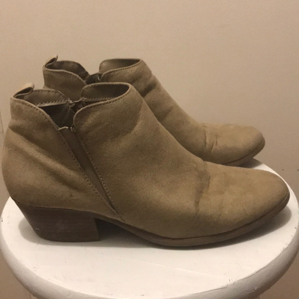 Taupe Booties - 7